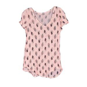 Lightweight Owl Blouse by Mudd